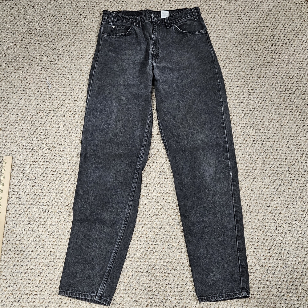 VTG 90s LEVI's 505 Mens Jeans‎ 34X34 Black Made in the USA